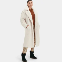 Abrigos largos en tejido peluche UGG Gertrude Long Teddy coat