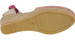 Alpargatas de serraje con cintas estampadas
