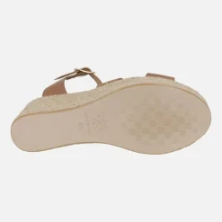 Alpargatas de yute Grumari vaqueta cuero
