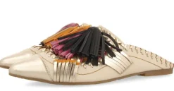 Babuchas de piel con borlas XL Gioseppo Papantla