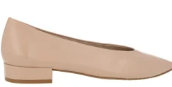 Bailarinas de piel Bluma con tacones forrados de 2 cms