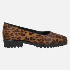 Bailarinas de piel Ruka en animal print leopardo con piso track