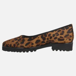 Bailarinas de piel Ruka en animal print leopardo con piso track