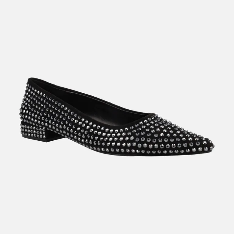 Bailarinas de tacón bajo cubiertas de strass Guida