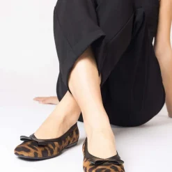 Bailarinas en animal print leopardo Franny