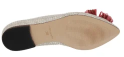 Bailarinas Marili en tejido beige con adorno de moña