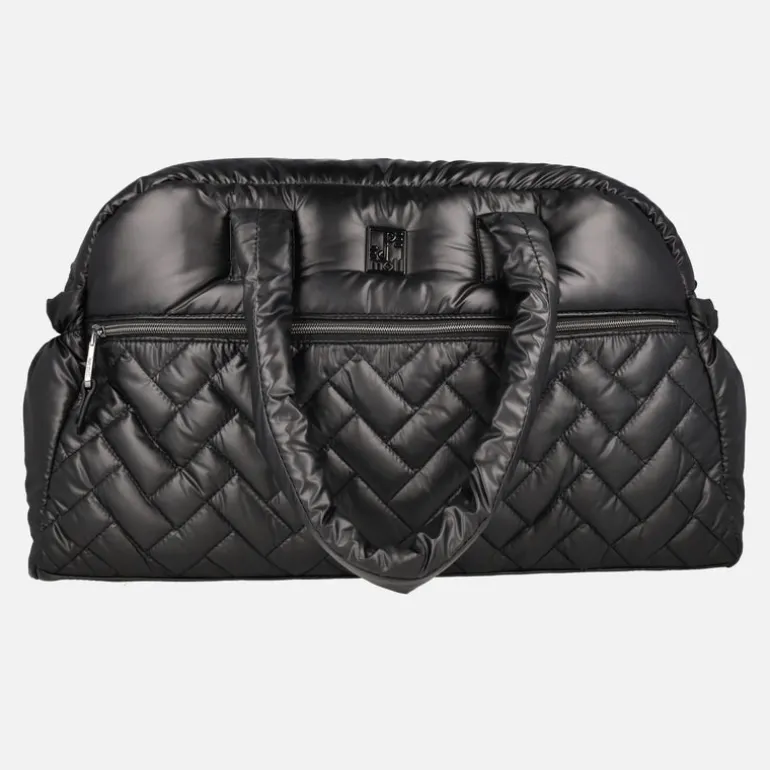Bolsa de viaje en tejido acolchado metalizado