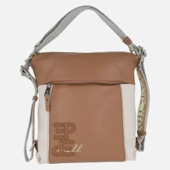 Bolsos - mochila Pepe Moll en combinado camel