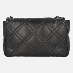 Bolsos acolchados Lotus con tapa y asa de cadena
