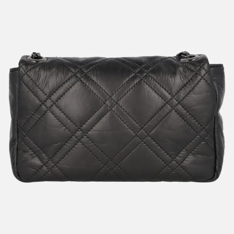 Bolsos acolchados Lotus con tapa y asa de cadena