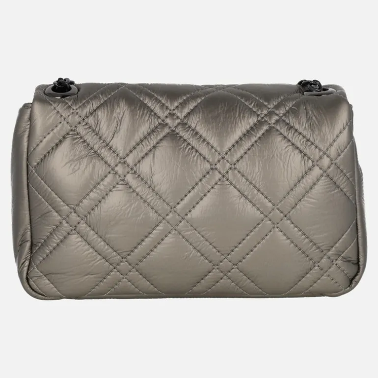 Bolsos acolchados Lotus con tapa y asa de cadena