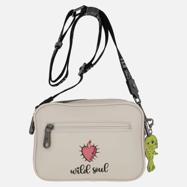 Bolsos bandolera con diseño de ojos y corazones