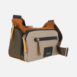 Bolsos bandolera con múltiples bolsillos Estepona multi canela