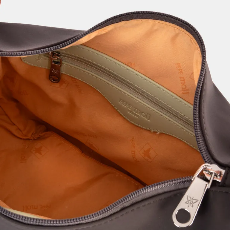 Bolsos bandolera en combinado Tri-grafito