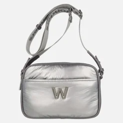 Bolsos bandolera en tejido plata Cloud