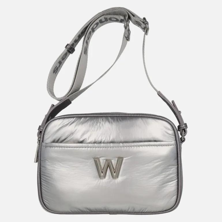Bolsos bandolera en tejido plata Cloud