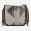 Bolsos bandolera en tejido étnico con flecos de Volum