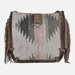 Bolsos bandolera en tejido étnico con flecos de Volum