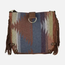 Bolsos bandolera en tejido étnico con flecos de Volum