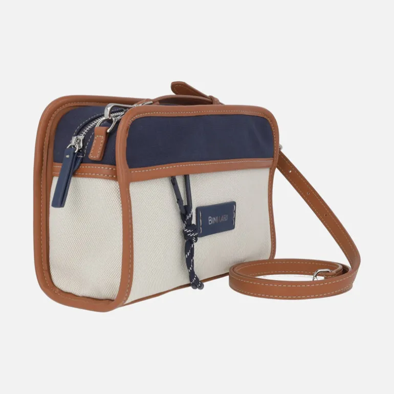 Bolsos bandolera en tejido bicolor Nervion
