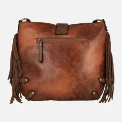 Bolsos bandolera en tejido étnico con flecos de Volum