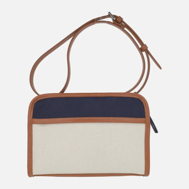 Bolsos bandolera en tejido bicolor Nervion