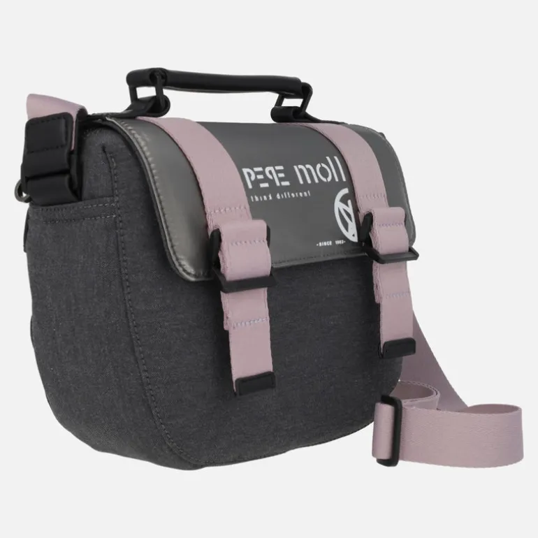 Bolsos bandolera Pepe Moll en combinado multimaterial