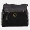Bolsos Carmela en combinado de serraje y tejido