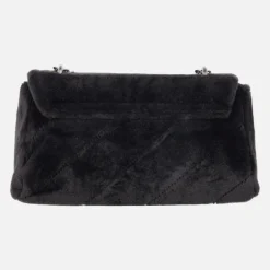 Bolsos con cadena metálica para mujer con aspecto pelo