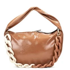 Bolsos de charol con cadena bicolor Hispanitas