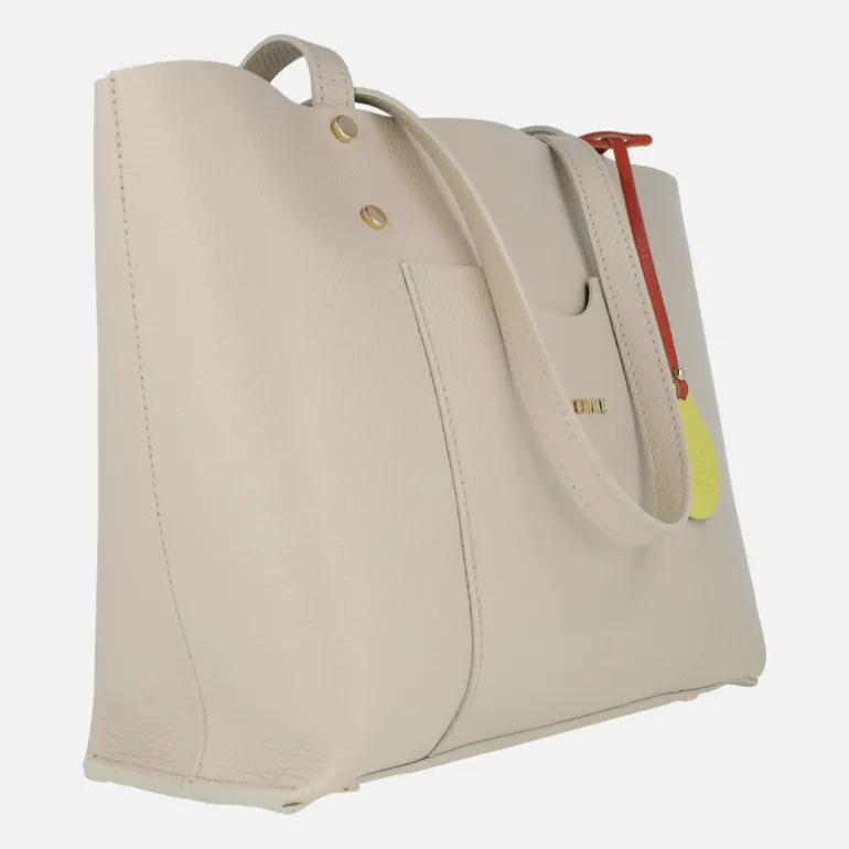 Bolsos de dos asas estilo shopper elaborados en piel Femme