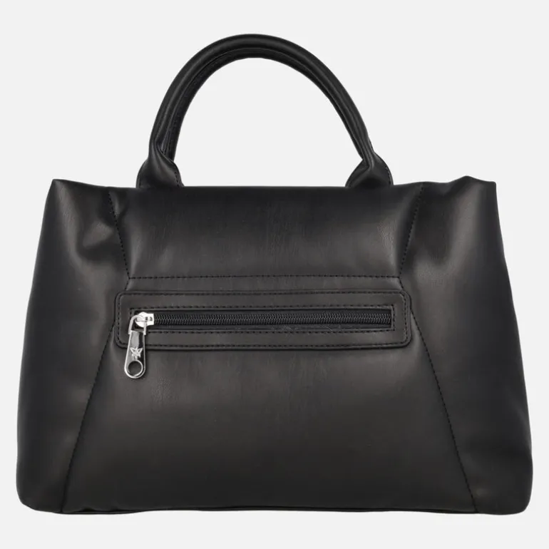 Bolsos de mano acolchados con logo frontal y asa bandolera