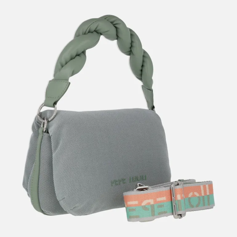 Bolsos de mano con asa trenzada y bandolera incluída