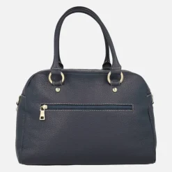 Bolsos de mano en piel estilo bowling