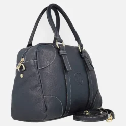 Bolsos de mano en piel estilo bowling