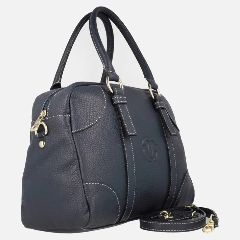 Bolsos de mano en piel estilo bowling