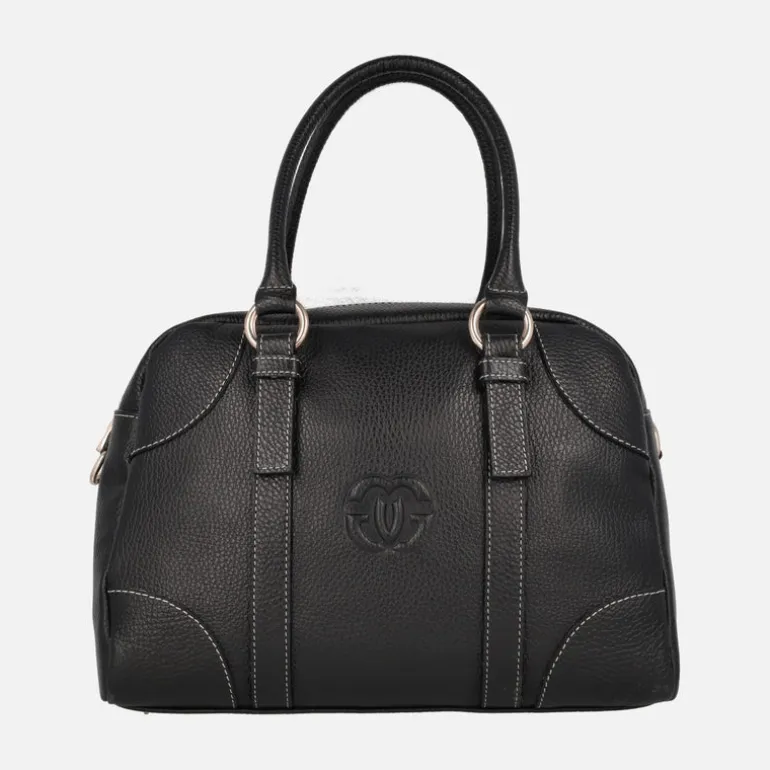 Bolsos de mano en piel estilo bowling