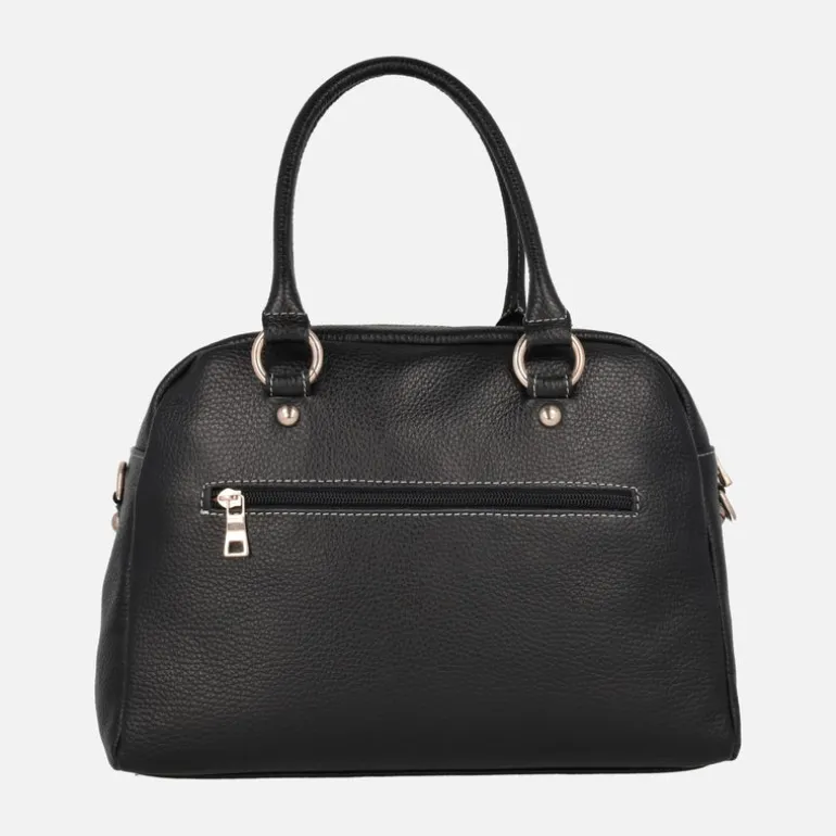 Bolsos de mano en piel estilo bowling