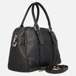 Bolsos de mano en piel estilo bowling