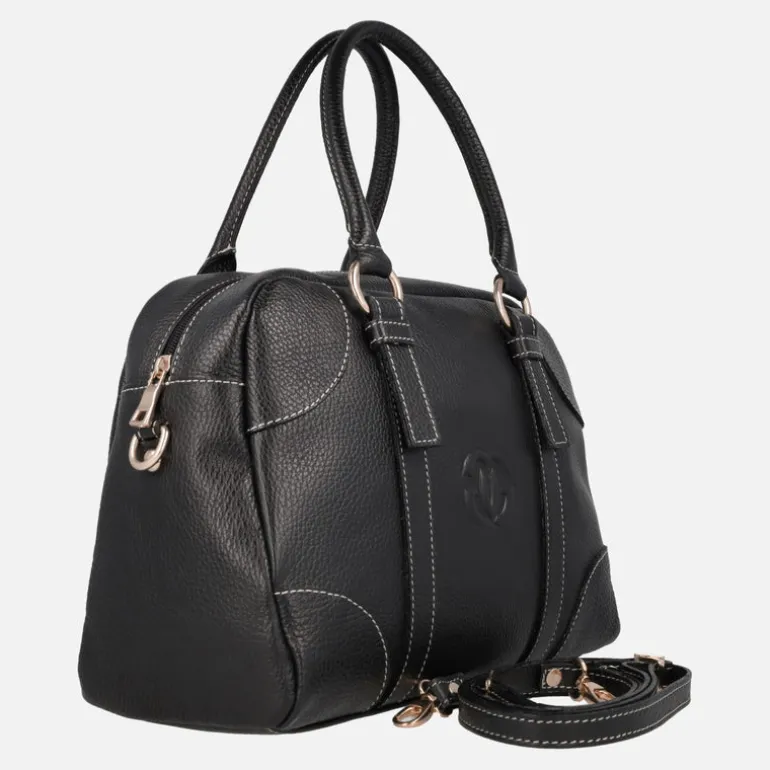 Bolsos de mano en piel estilo bowling