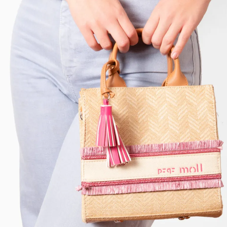 Bolsos de mano en rafia Pepe Moll 231292