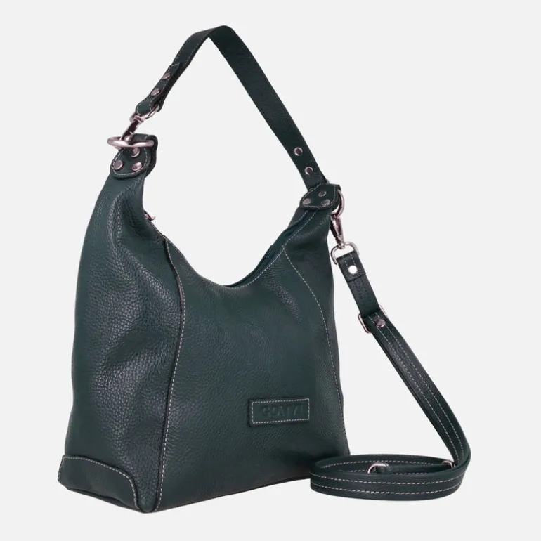 Bolsos de piel estilo góndola con asa bandolera incluída