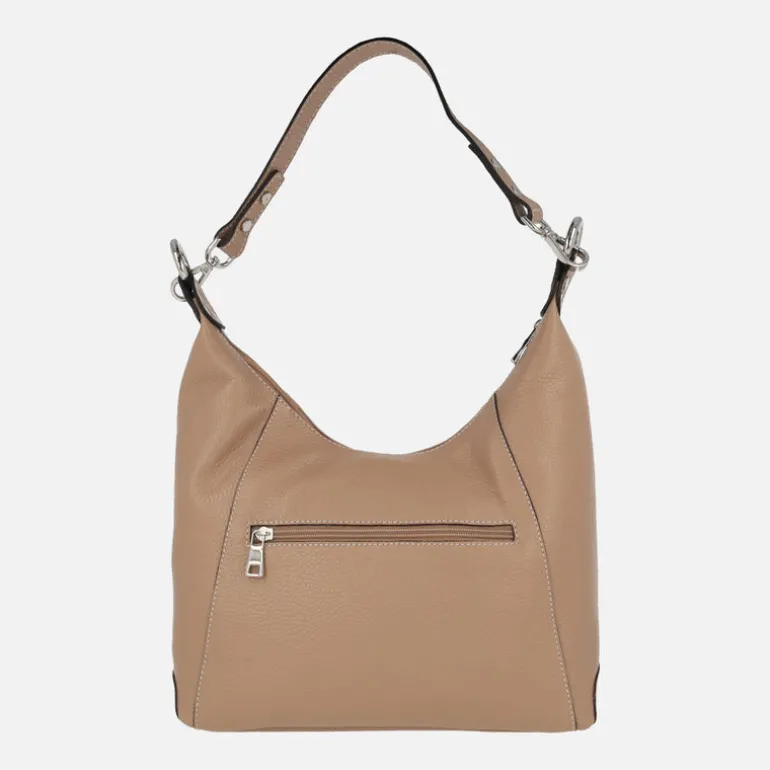 Bolsos de piel estilo góndola con asa bandolera incluída