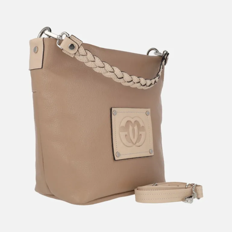 Bolsos de piel para hombro con asa bandolera incluída