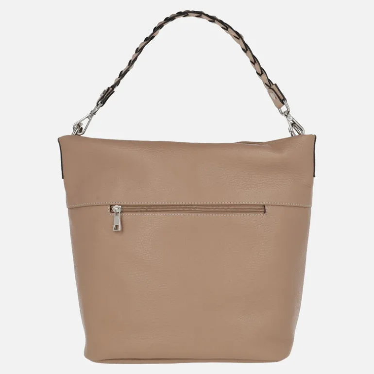 Bolsos de piel para hombro con asa bandolera incluída