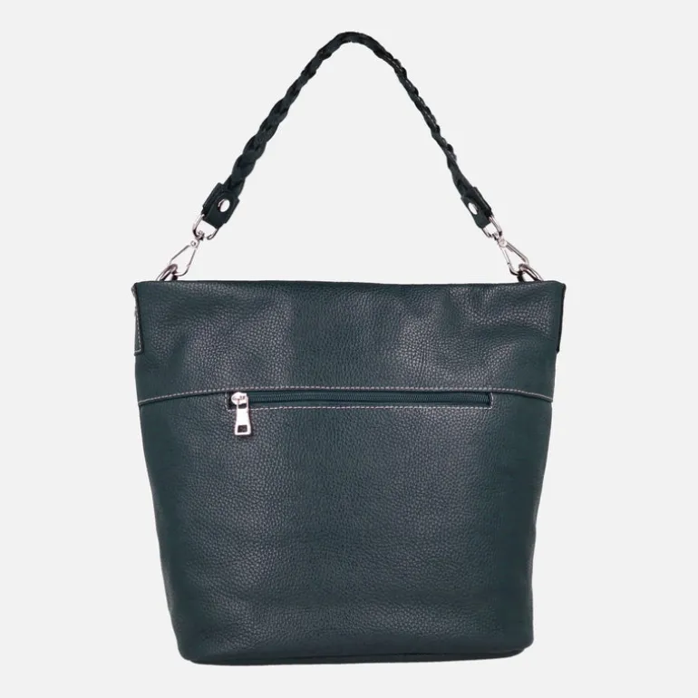 Bolsos de piel para hombro con asa bandolera incluída