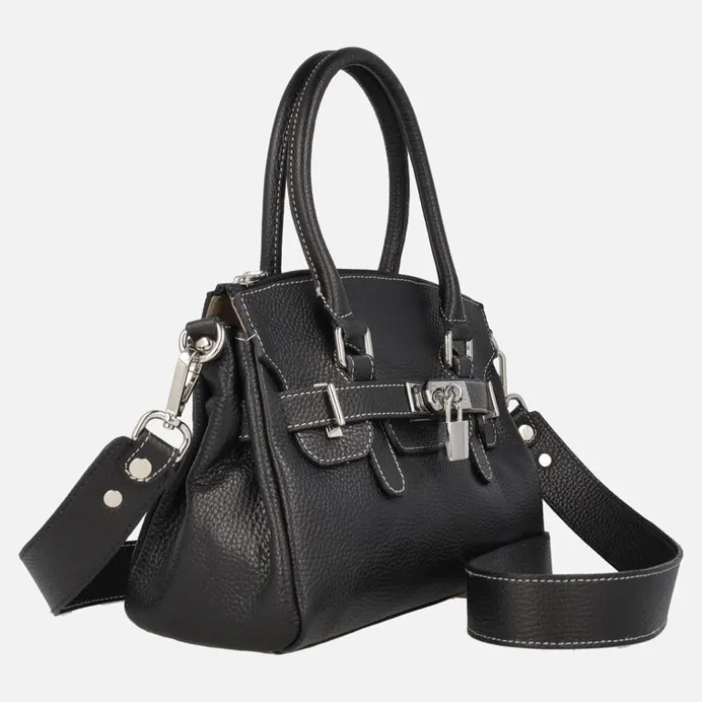 Bolsos de piel tipo hermés de tamaño pequeño con opción de bandolera