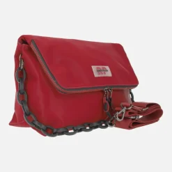 Bolsos en acabado terciopelo con asas intercambiables