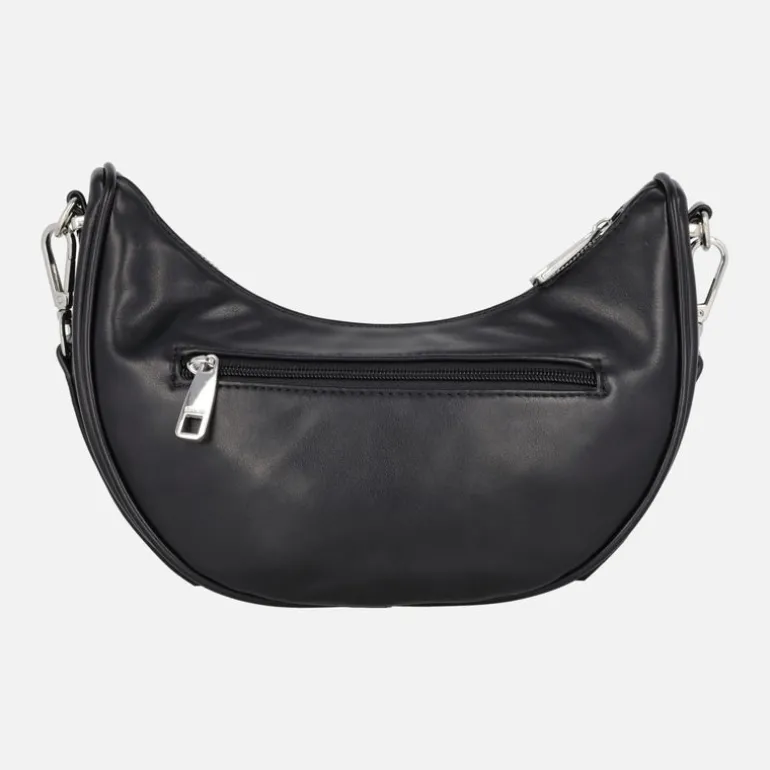 Bolsos en negro con forma de media luna Huelva