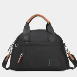 Bolsos estilo bowling Bailén en tejido negro